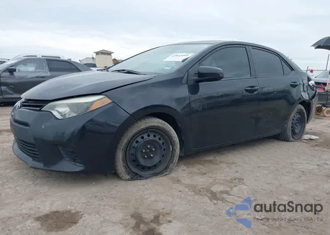 2014 Toyota Corolla Le z USA, uszkodzony, nr VIN 2T1BURHE0EC110237